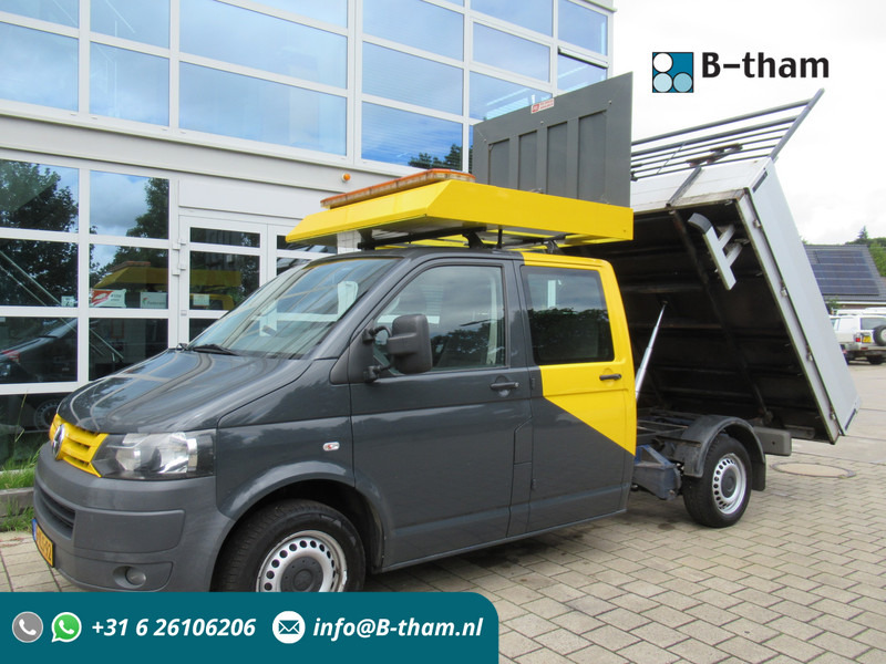 Volkswagen Transporter T5 2.0 TDI 75KW L2H1 DOKA dubbelcabine Kipper Actiebord - Kipper Transporter, Transporter mit Doppelkabine: das Bild 1 Volkswagen Transporter T5 2.0 TDI 75KW L2H1 DOKA dubbelcabine Kipper Actiebord - Kipper Transporter, Transporter mit Doppelkabine: das Bild 1