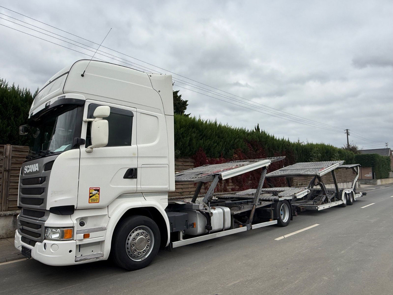 Scania R410, FVG 2016, VDI 2700, Retarder, Top - Autotransporter LKW: das Bild 1 Scania R410, FVG 2016, VDI 2700, Retarder, Top - Autotransporter LKW: das Bild 1