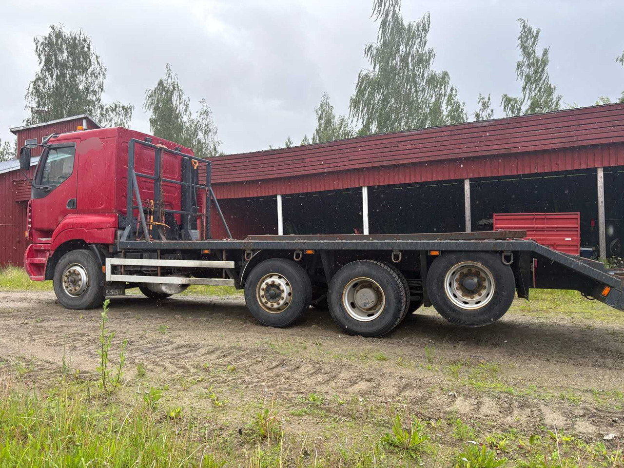 Autotransporter LKW Machine transporter Sisu E12M 11.9: das Bild 8