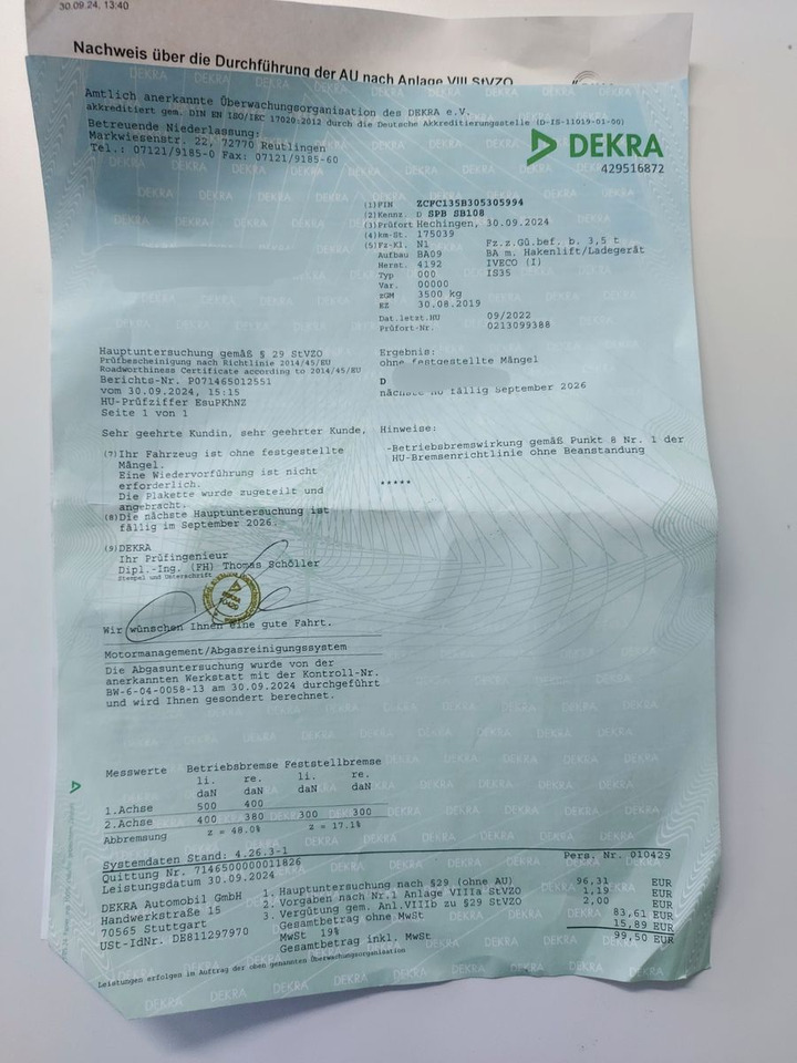 Iveco Daily 35s16 KOFFER LBW KLIMA - Koffer Transporter: das Bild 3 Iveco Daily 35s16 KOFFER LBW KLIMA - Koffer Transporter: das Bild 3