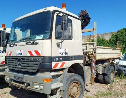 Mercedes-Benz ACTROS 1831 4X4 KRAN MEILER ALLRAD ATLAS KRAN - Kipper, Autokran: das Bild 1 Mercedes-Benz ACTROS 1831 4X4 KRAN MEILER ALLRAD ATLAS KRAN - Kipper, Autokran: das Bild 1