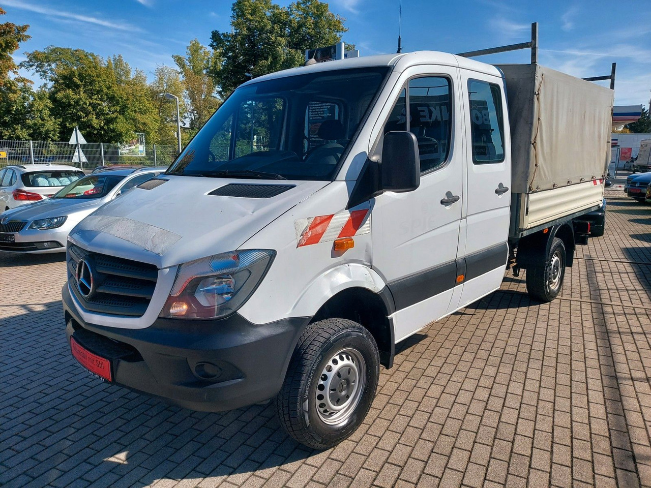 Mercedes-Benz Sprinter II Pritsche DoKa 316 CDI 4X4 Klima - Planen Transporter, Transporter mit Doppelkabine: das Bild 4 Mercedes-Benz Sprinter II Pritsche DoKa 316 CDI 4X4 Klima - Planen Transporter, Transporter mit Doppelkabine: das Bild 4