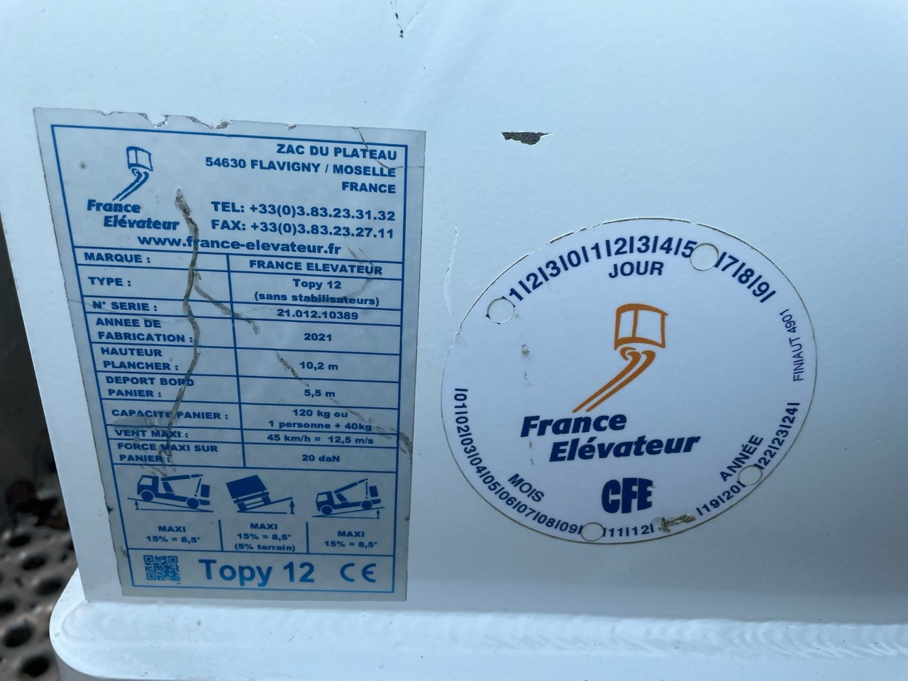 LKW mit Arbeitsbühne Renault Master VB Hubsteiger/FRANCE-ELEVATEUR/12m/288h: das Bild 11 LKW mit Arbeitsbühne Renault Master VB Hubsteiger/FRANCE-ELEVATEUR/12m/288h: das Bild 11