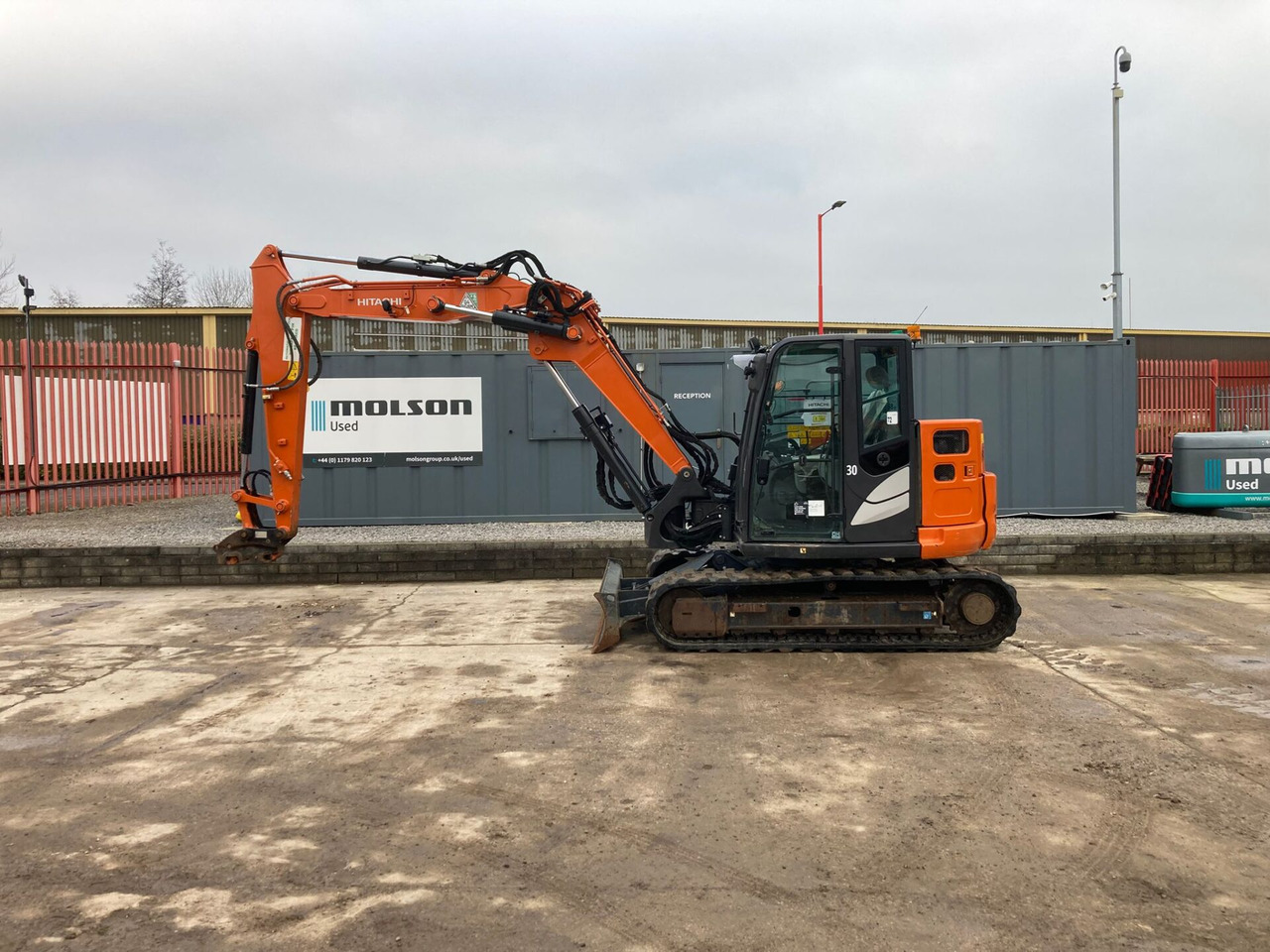 Hitachi ZX85USBR-6 2PB - Minibagger: das Bild 2 Hitachi ZX85USBR-6 2PB - Minibagger: das Bild 2