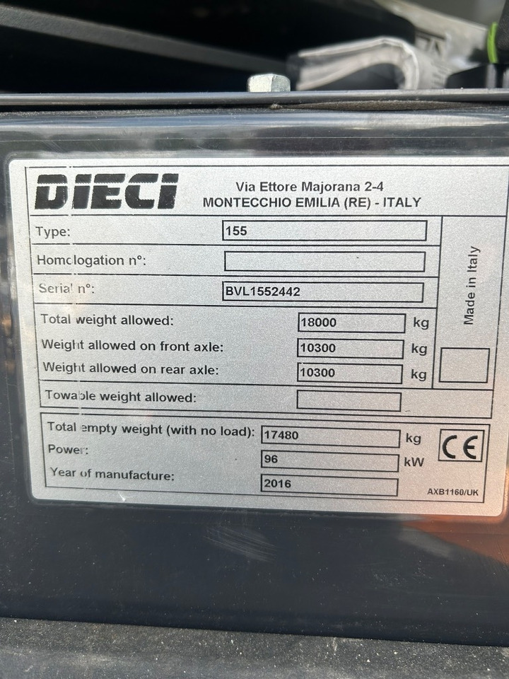 Teleskoplader Dieci PEGASUS 5.21: das Bild 6