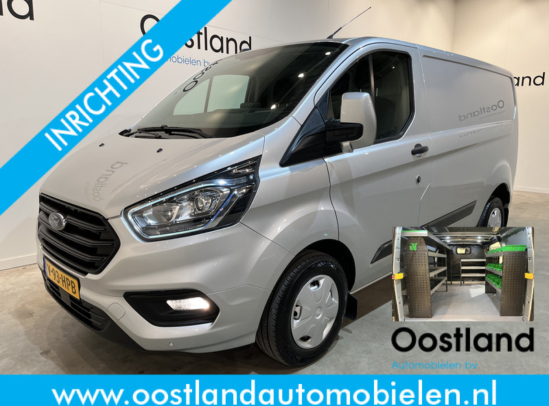Kleintransporter Ford Transit Custom 280 2.0 TDCI L1H1 Trend 130 PK Servicebus / Inrichting / Euro 6 / Airco / PDC / Cruise Control / Navigatie / CarPlay / Trekhaak / 3-Zits / 96.300 KM !! / BPM VRIJ !!: das Bild 1