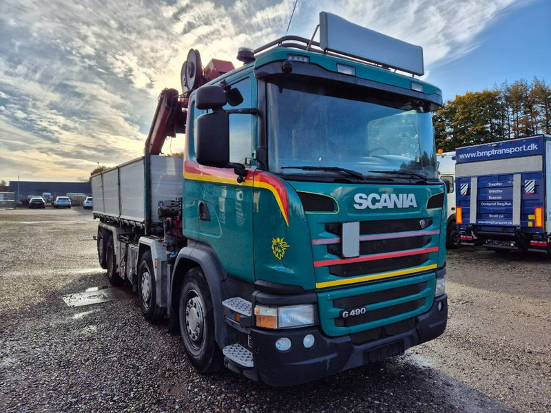 Autokran Scania G490 8x2/6 // HMF 2620 K-5 // Pendellad: das Bild 12