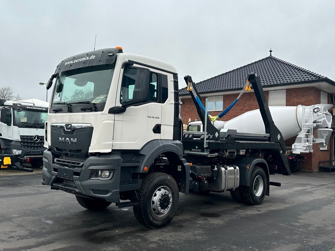 MAN TGS 18.400 4x4 Euro 6e Hyva Absetzkipper - Kipper, Autokran: das Bild 1 MAN TGS 18.400 4x4 Euro 6e Hyva Absetzkipper - Kipper, Autokran: das Bild 1