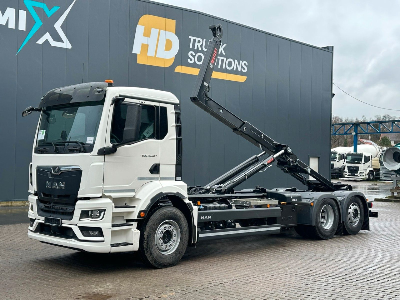 MAN TGS 26.470 6x2 Retarder MulitLift 21S59 - Abrollkipper, Autokran: das Bild 1 MAN TGS 26.470 6x2 Retarder MulitLift 21S59 - Abrollkipper, Autokran: das Bild 1