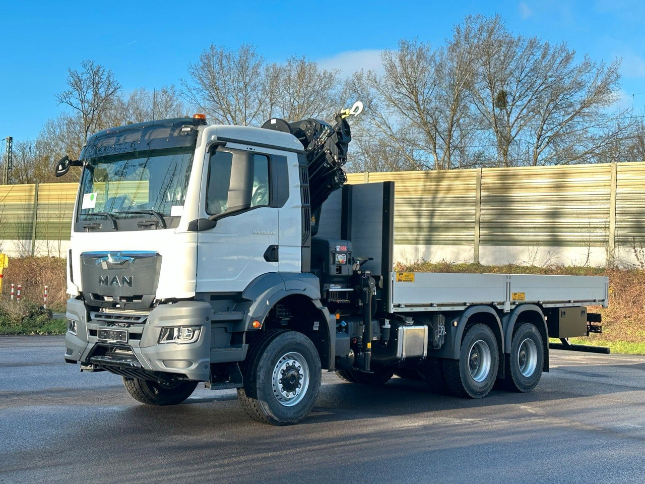 MAN TGS 33.440 6x6 Kran HIAB 228-6 - Pritsche LKW, Autokran: das Bild 3 MAN TGS 33.440 6x6 Kran HIAB 228-6 - Pritsche LKW, Autokran: das Bild 3