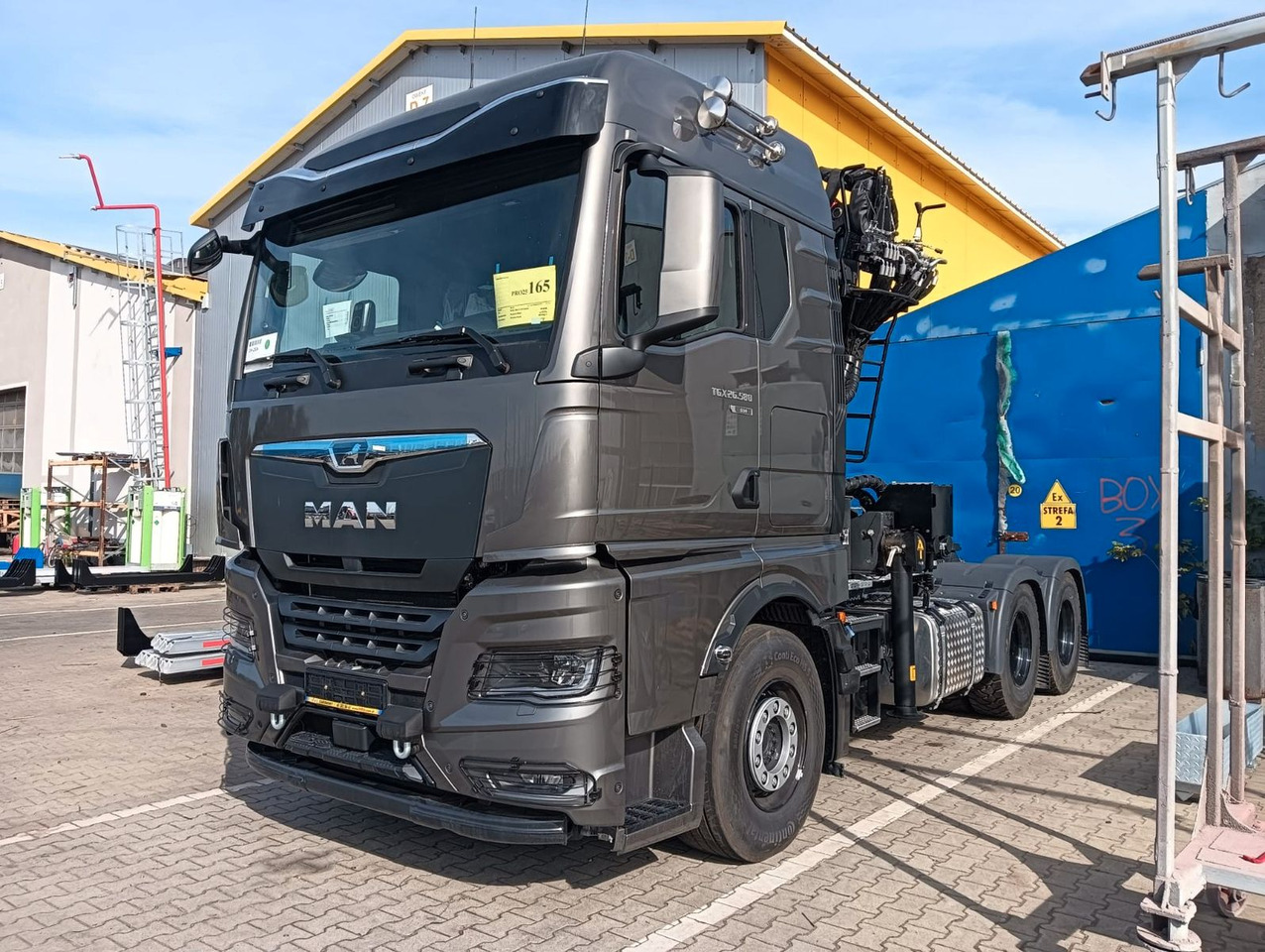 MAN TGX 26.580 6x4 LANGHOLZ EPSILON TZ 17 - Holztransporter, Autokran: das Bild 1 MAN TGX 26.580 6x4 LANGHOLZ EPSILON TZ 17 - Holztransporter, Autokran: das Bild 1