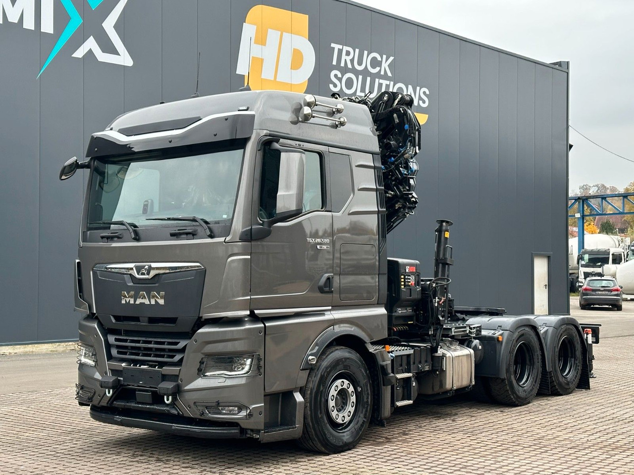 MAN TGX 26.580 6x4 Kran Hiab 302-6 + Jib-4 - Sattelzugmaschine: das Bild 2 MAN TGX 26.580 6x4 Kran Hiab 302-6 + Jib-4 - Sattelzugmaschine: das Bild 2