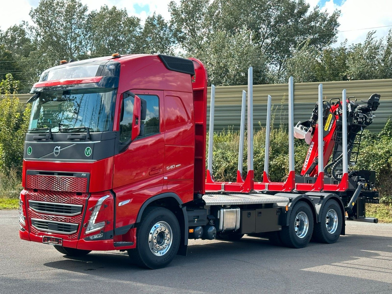 Volvo FH 540 6x4 LogLift EPSILON - Holztransporter, Autokran: das Bild 4 Volvo FH 540 6x4 LogLift EPSILON - Holztransporter, Autokran: das Bild 4
