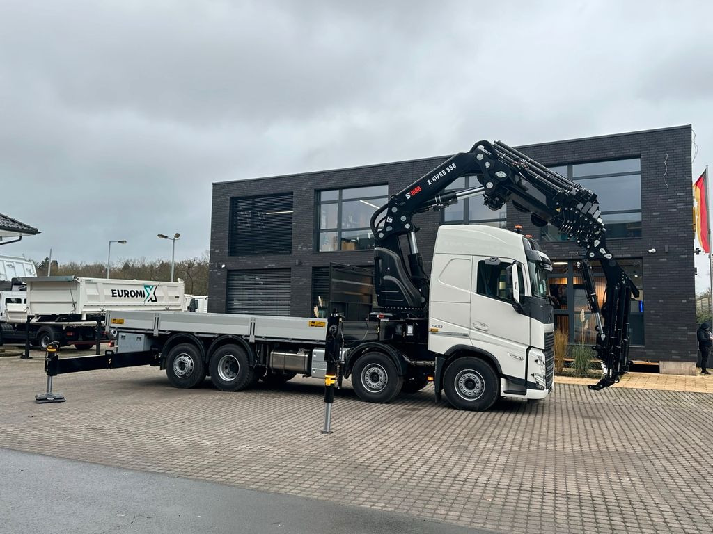 Volvo FH500 8X4 Kran HIAB X-HiPro858E-8 & Jib150x-6 - Autokran, Pritsche LKW: das Bild 3 Volvo FH500 8X4 Kran HIAB X-HiPro858E-8 & Jib150x-6 - Autokran, Pritsche LKW: das Bild 3