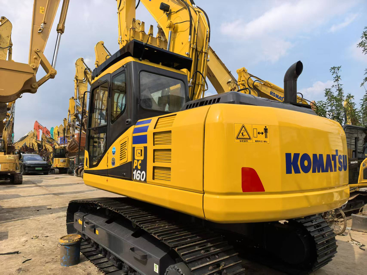 KOMATSU PC160 - Kettenbagger: das Bild 1 KOMATSU PC160 - Kettenbagger: das Bild 1