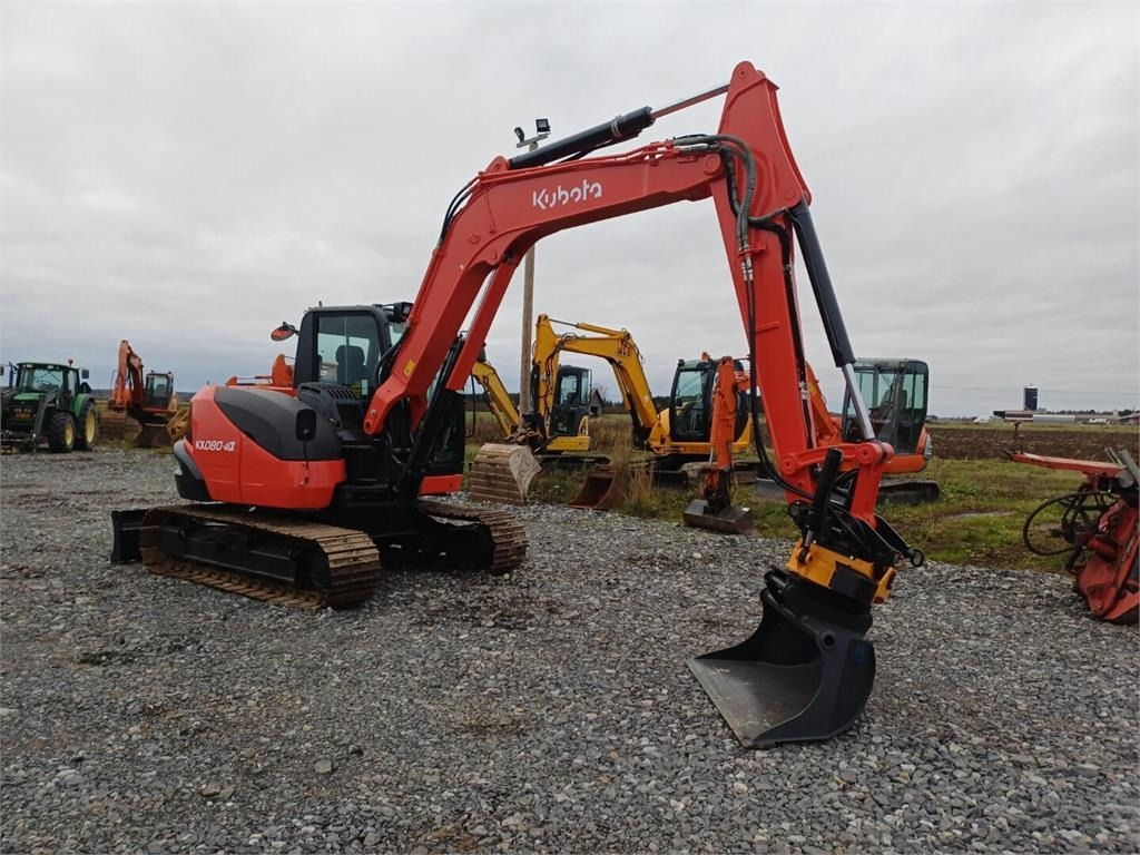 Kubota Kx080-4a Engcon pyörittäjällä - Minibagger: das Bild 5 Kubota Kx080-4a Engcon pyörittäjällä - Minibagger: das Bild 5