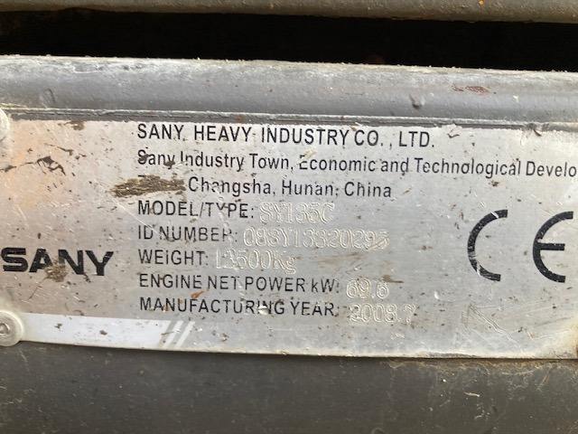 PELLE SUR CHENILLES SANY SY 135 C - Kettenbagger: das Bild 2 PELLE SUR CHENILLES SANY SY 135 C - Kettenbagger: das Bild 2