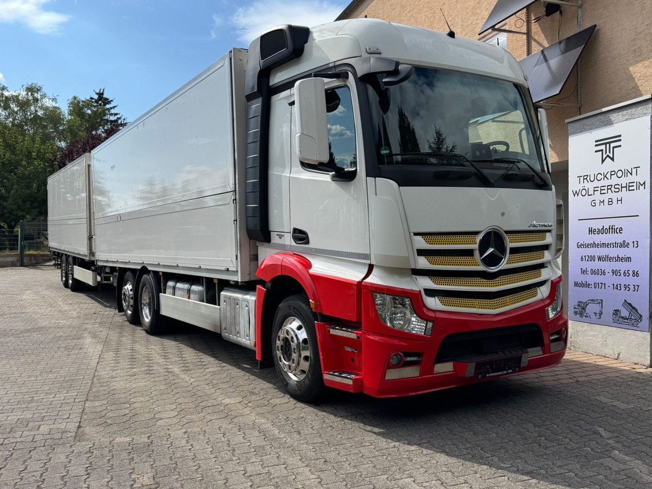 Mercedes-Benz Actros 2545/2xLBW/Klima/Kamera/kpl.Zug - Getränkeaufbau LKW: das Bild 1 Mercedes-Benz Actros 2545/2xLBW/Klima/Kamera/kpl.Zug - Getränkeaufbau LKW: das Bild 1