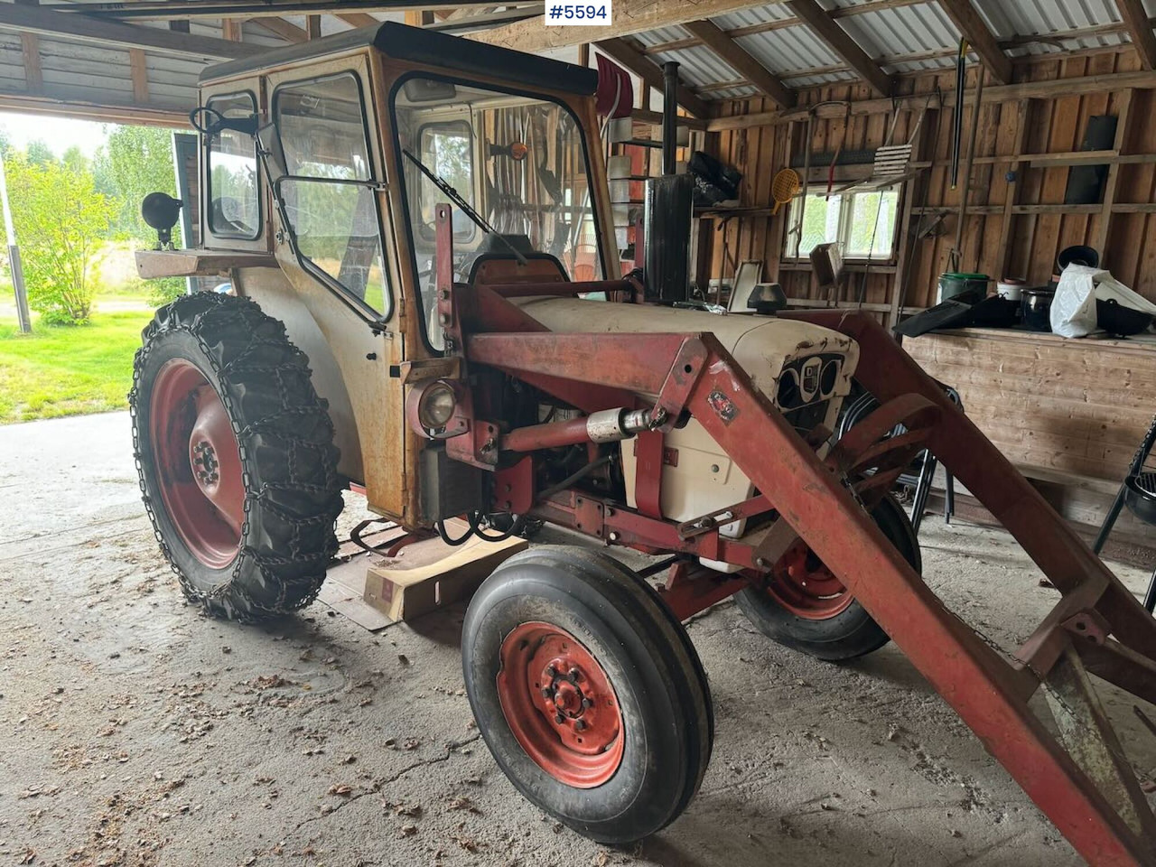 Traktor 1974 David Brown 885 w/ loaders and chain.: das Bild 10