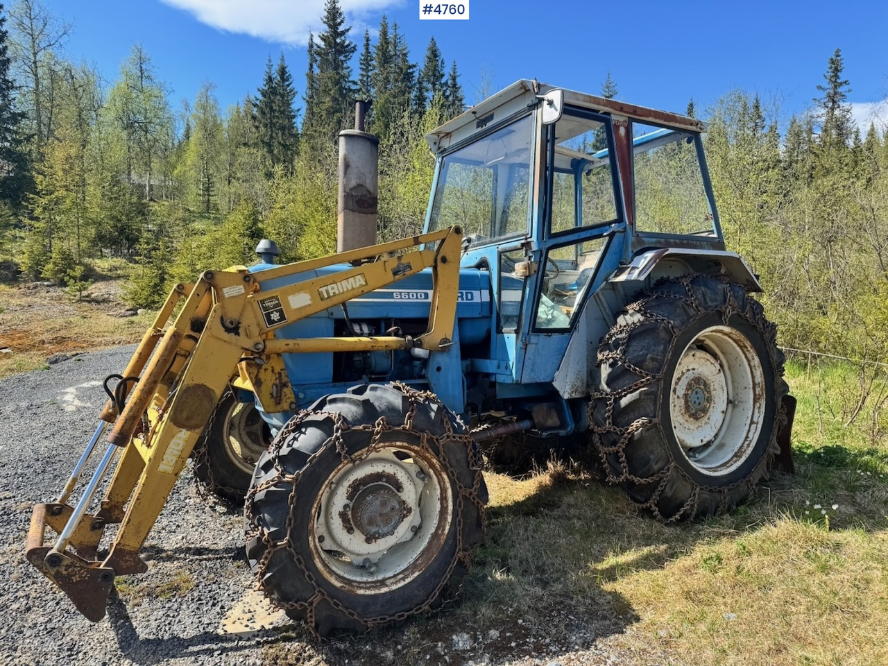 1978 Ford 6600 4x4 w/ Front Loader, Bucket, Twin Wheels and Winch. - Traktor: das Bild 3 1978 Ford 6600 4x4 w/ Front Loader, Bucket, Twin Wheels and Winch. - Traktor: das Bild 3