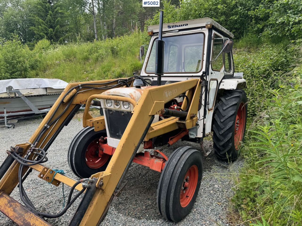 1980 David Brown 885 w/ front loader and bucket - Traktor: das Bild 2 1980 David Brown 885 w/ front loader and bucket - Traktor: das Bild 2
