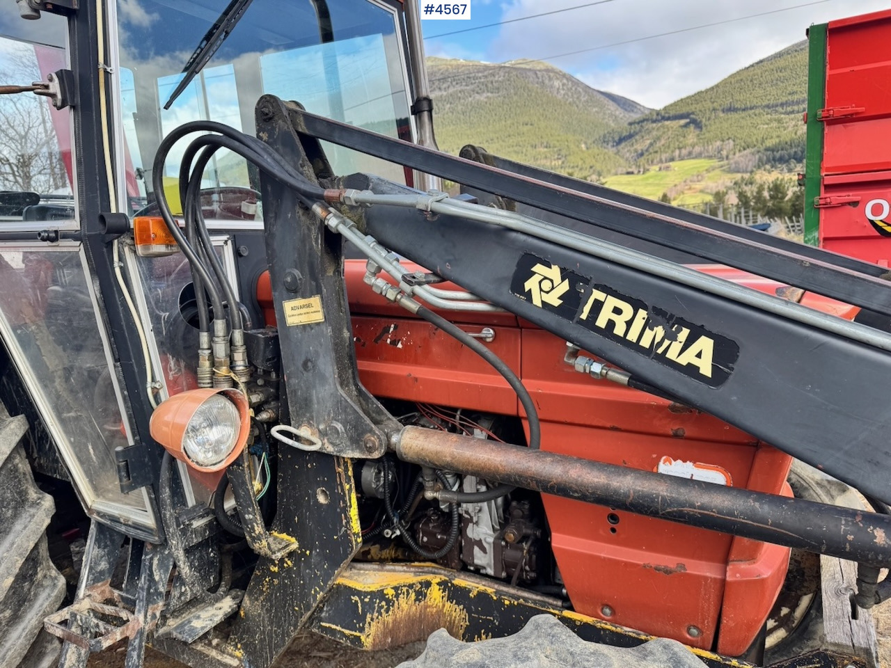 Traktor 1982 Fiat 640DT Tractor w/ Front loader.: das Bild 10