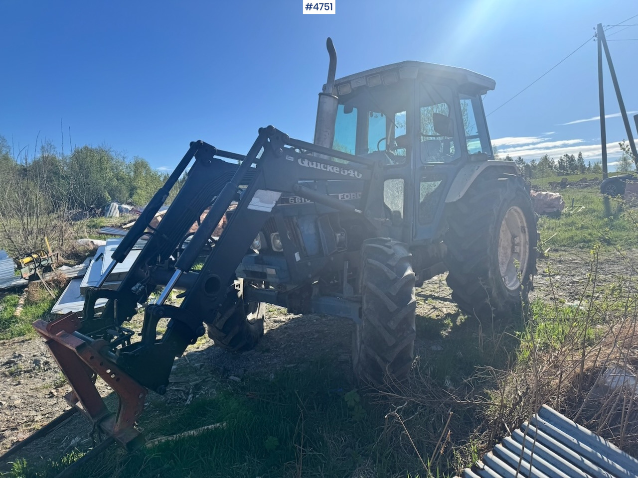 1987 Ford 6610 4x4 w/ Front loader. - Traktor: das Bild 5 1987 Ford 6610 4x4 w/ Front loader. - Traktor: das Bild 5