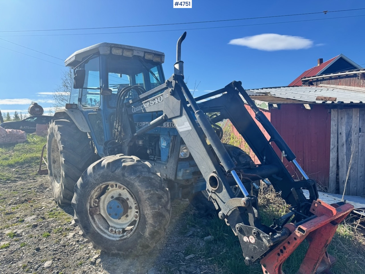 1987 Ford 6610 4x4 w/ Front loader. - Traktor: das Bild 4 1987 Ford 6610 4x4 w/ Front loader. - Traktor: das Bild 4
