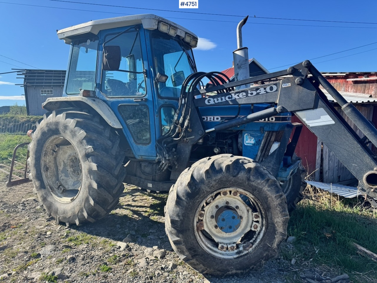 1987 Ford 6610 4x4 w/ Front loader. - Traktor: das Bild 2 1987 Ford 6610 4x4 w/ Front loader. - Traktor: das Bild 2