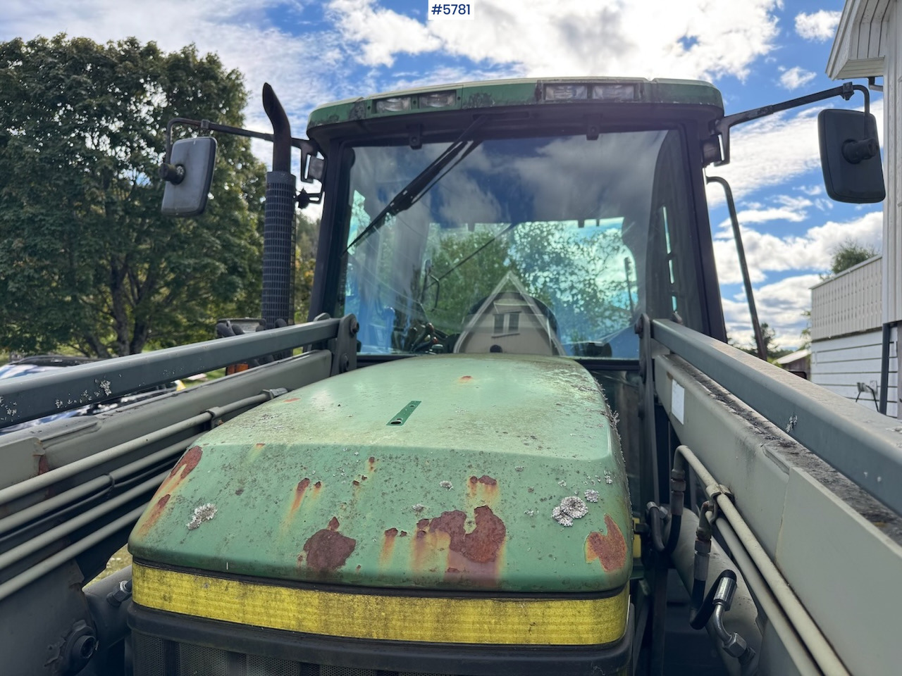 1993 John Deere 6300 w/ front loader and plow plate. - Traktor: das Bild 5 1993 John Deere 6300 w/ front loader and plow plate. - Traktor: das Bild 5