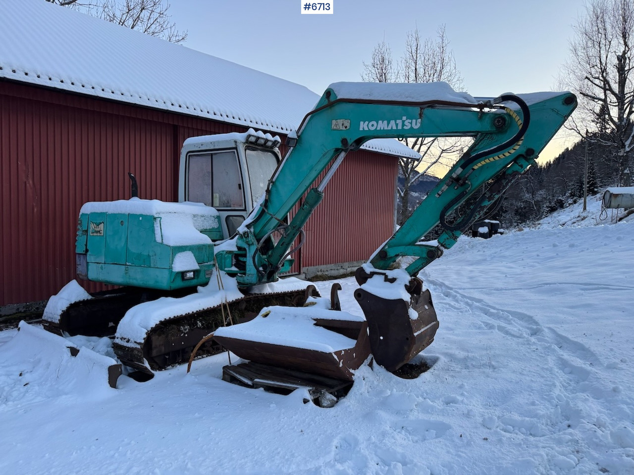 Bagger 1994 Komatsu PC 95 w/ 2 buckets.: das Bild 7