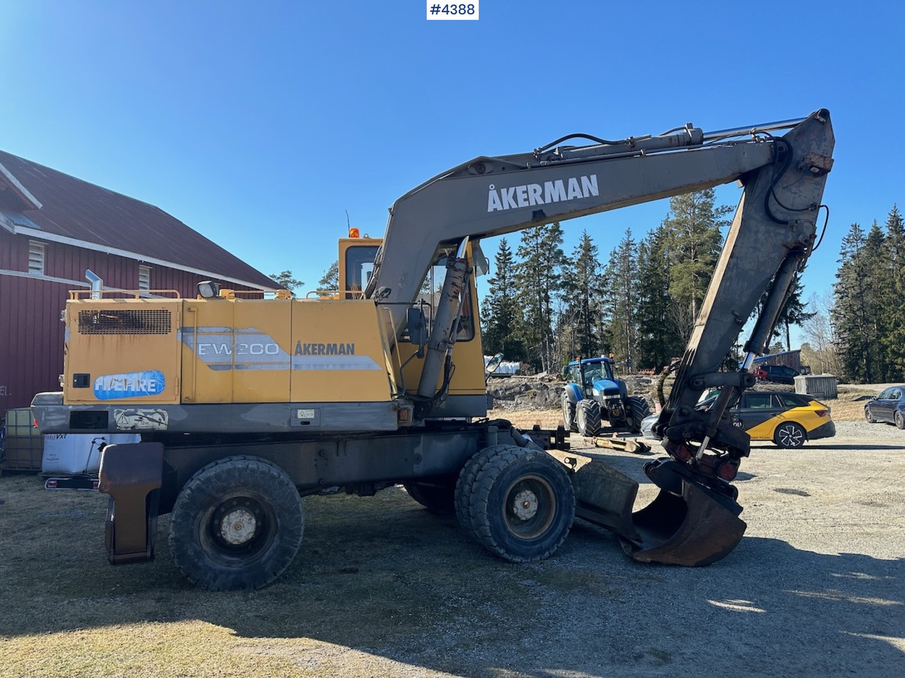 1995 Åkermann EW200 Wheel machine w/ grading bucket og tiltrotator. WATCH VIDEO. - Bagger: das Bild 3 1995 Åkermann EW200 Wheel machine w/ grading bucket og tiltrotator. WATCH VIDEO. - Bagger: das Bild 3