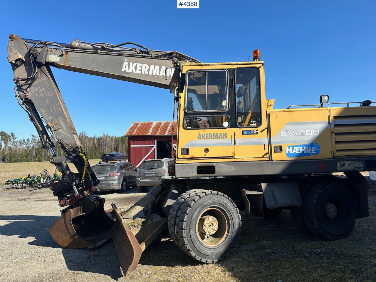 1995 Åkermann EW200 Wheel machine w/ grading bucket og tiltrotator. WATCH VIDEO. - Bagger: das Bild 2 1995 Åkermann EW200 Wheel machine w/ grading bucket og tiltrotator. WATCH VIDEO. - Bagger: das Bild 2