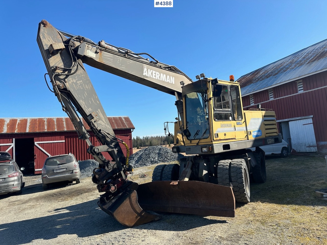 1995 Åkermann EW200 Wheel machine w/ grading bucket og tiltrotator. WATCH VIDEO. - Bagger: das Bild 5 1995 Åkermann EW200 Wheel machine w/ grading bucket og tiltrotator. WATCH VIDEO. - Bagger: das Bild 5