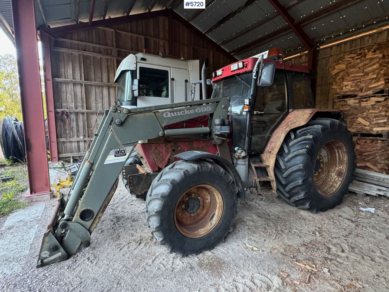 1996 Case 5140 4x4 w/ Quicke front loader - Traktor: das Bild 1 1996 Case 5140 4x4 w/ Quicke front loader - Traktor: das Bild 1