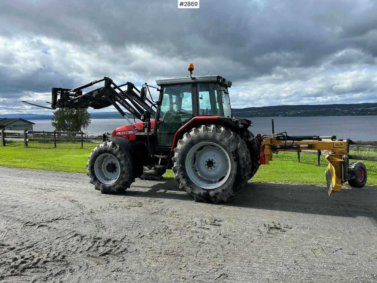 1999 Massey Ferguson 6265 w/ trima 420 front loader - Traktor: das Bild 4 1999 Massey Ferguson 6265 w/ trima 420 front loader - Traktor: das Bild 4