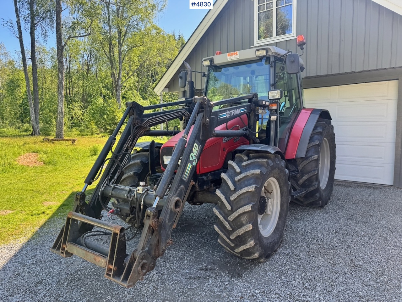 2001 Massey Ferguson 4355 4x4 with Front Loader - Traktor: das Bild 1 2001 Massey Ferguson 4355 4x4 with Front Loader - Traktor: das Bild 1