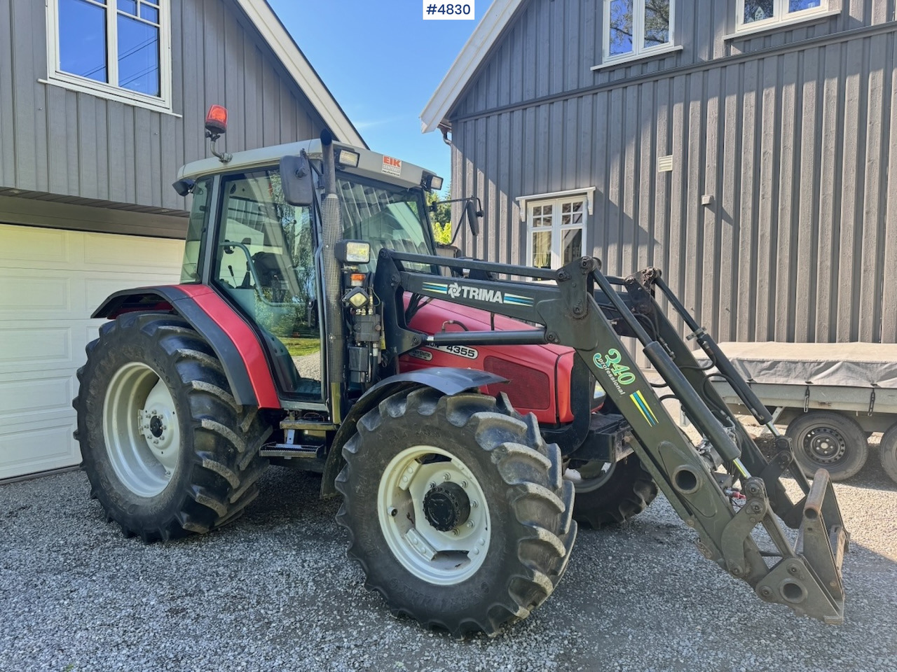 2001 Massey Ferguson 4355 4x4 with Front Loader - Traktor: das Bild 5 2001 Massey Ferguson 4355 4x4 with Front Loader - Traktor: das Bild 5