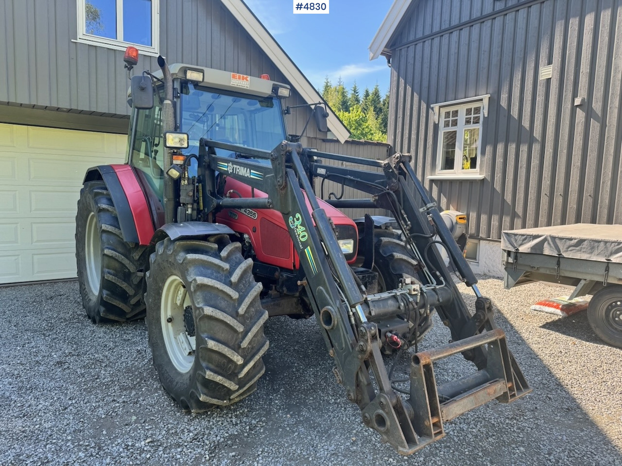 2001 Massey Ferguson 4355 4x4 with Front Loader - Traktor: das Bild 3 2001 Massey Ferguson 4355 4x4 with Front Loader - Traktor: das Bild 3