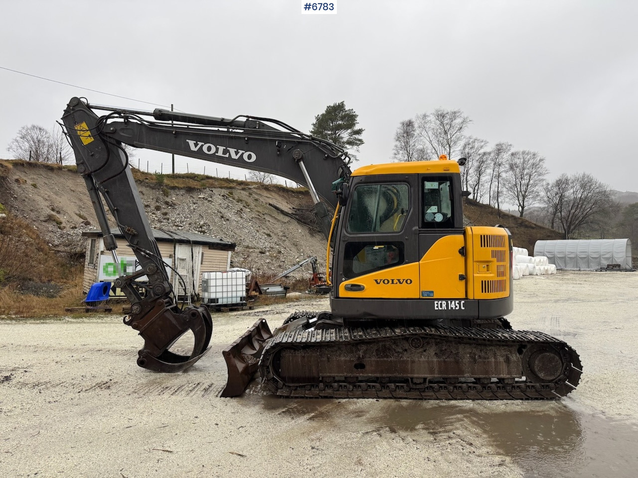 2008 Volvo ECR 145 CL w/ 4 buckets, grapple and rake. - Bagger: das Bild 1 2008 Volvo ECR 145 CL w/ 4 buckets, grapple and rake. - Bagger: das Bild 1