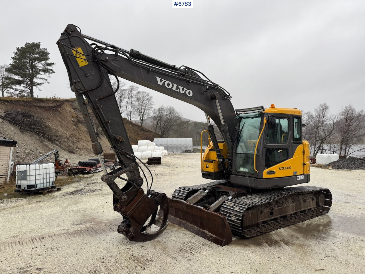 2008 Volvo ECR 145 CL w/ 4 buckets, grapple and rake. - Bagger: das Bild 2 2008 Volvo ECR 145 CL w/ 4 buckets, grapple and rake. - Bagger: das Bild 2