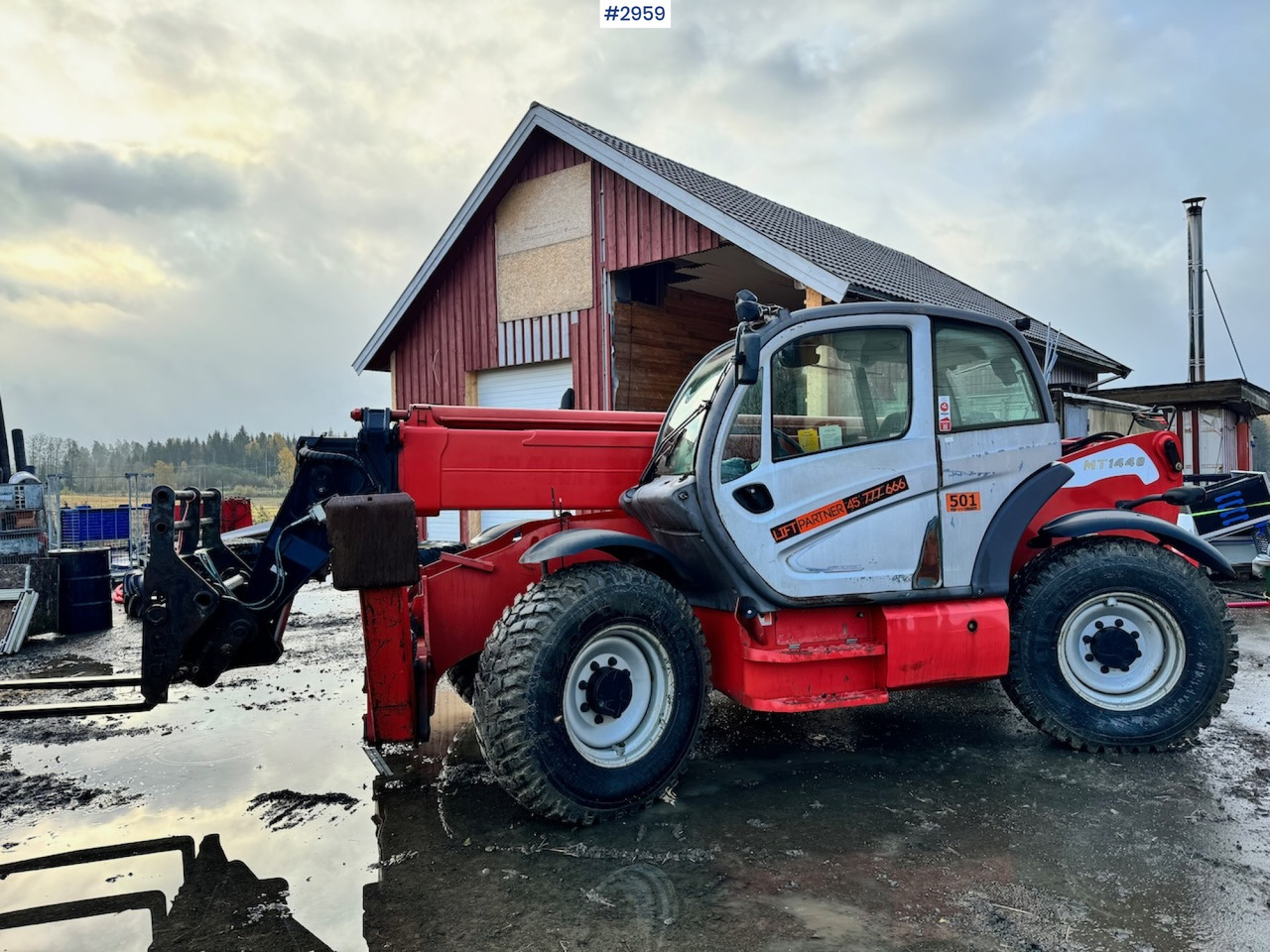 2009 Manitou MT 1440 Telescopic truck w/ Bucket, Pallet forks and Lifting jib - Traktor: das Bild 2 2009 Manitou MT 1440 Telescopic truck w/ Bucket, Pallet forks and Lifting jib - Traktor: das Bild 2