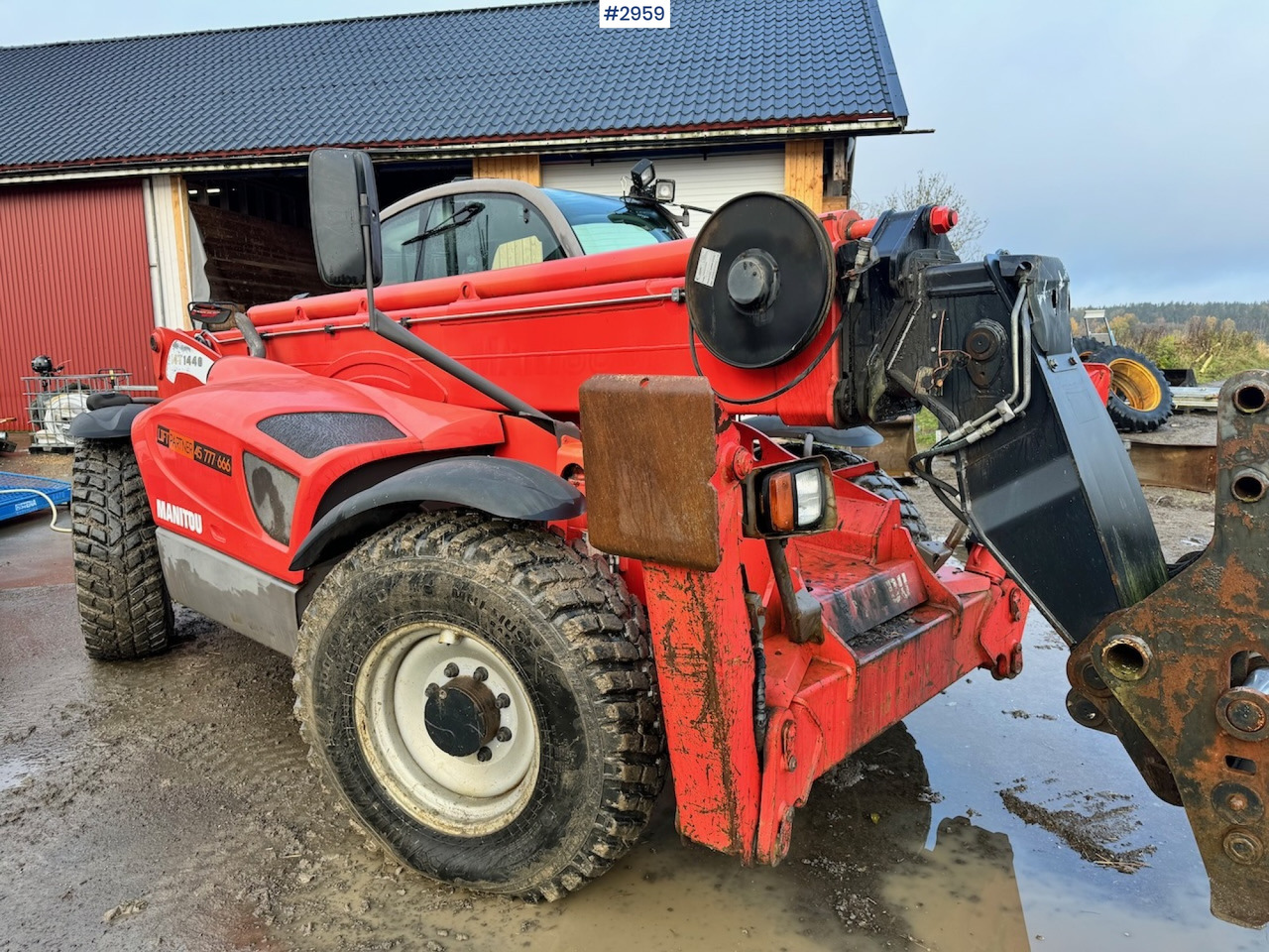 Teleskoplader 2009 Manitou MT 1440 Telescopic truck w/ Bucket, Pallet forks and Lifting jib: das Bild 7 Teleskoplader 2009 Manitou MT 1440 Telescopic truck w/ Bucket, Pallet forks and Lifting jib: das Bild 7