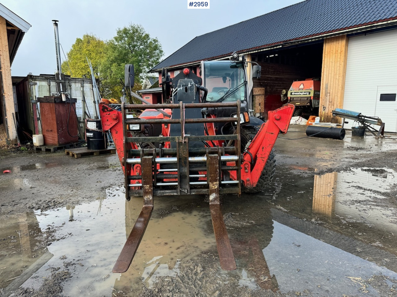 Teleskoplader 2009 Manitou MT 1440 Telescopic truck w/ Bucket, Pallet forks and Lifting jib: das Bild 8 Teleskoplader 2009 Manitou MT 1440 Telescopic truck w/ Bucket, Pallet forks and Lifting jib: das Bild 8