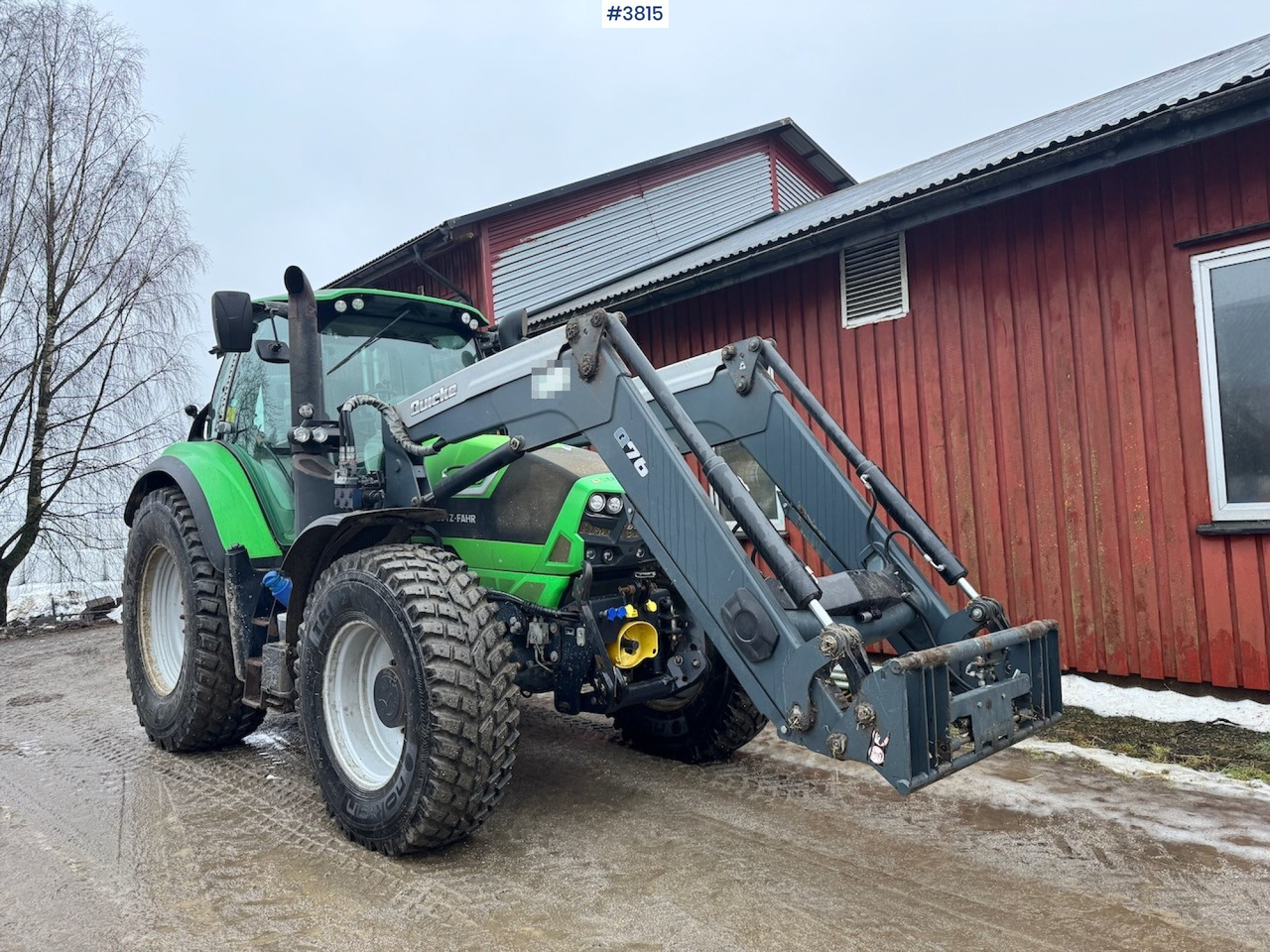 2015 Deutz-fahr 6190 Agrotron w/ Front loader, Front PTO and 2 sets of tires. - Traktor: das Bild 2 2015 Deutz-fahr 6190 Agrotron w/ Front loader, Front PTO and 2 sets of tires. - Traktor: das Bild 2