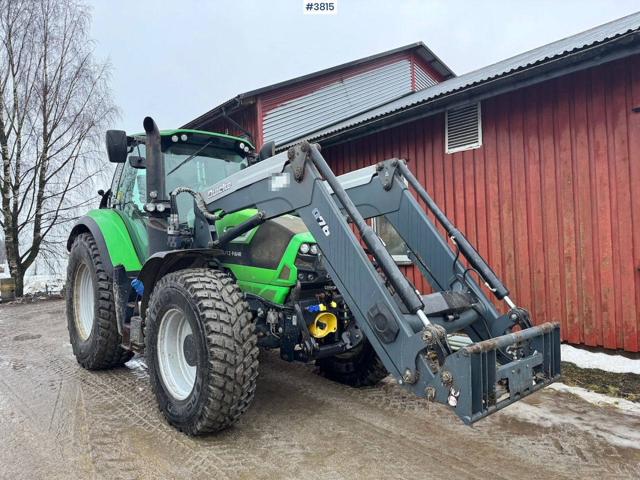 2015 Deutz-fahr 6190 Agrotron w/ Front loader, Front PTO and 2 sets of tires. - Traktor: das Bild 3 2015 Deutz-fahr 6190 Agrotron w/ Front loader, Front PTO and 2 sets of tires. - Traktor: das Bild 3