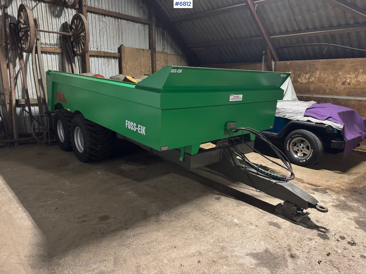 2020 Foss Eik 5.100 Dumper trailer. Slightly used! - Landwirtschaftlicher Anhänger: das Bild 1 2020 Foss Eik 5.100 Dumper trailer. Slightly used! - Landwirtschaftlicher Anhänger: das Bild 1