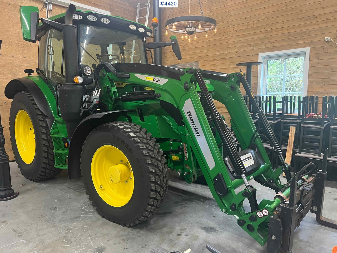 2024 John Deere 6150R w/ Quicke Front Loader & Bucket - Traktor: das Bild 3 2024 John Deere 6150R w/ Quicke Front Loader & Bucket - Traktor: das Bild 3
