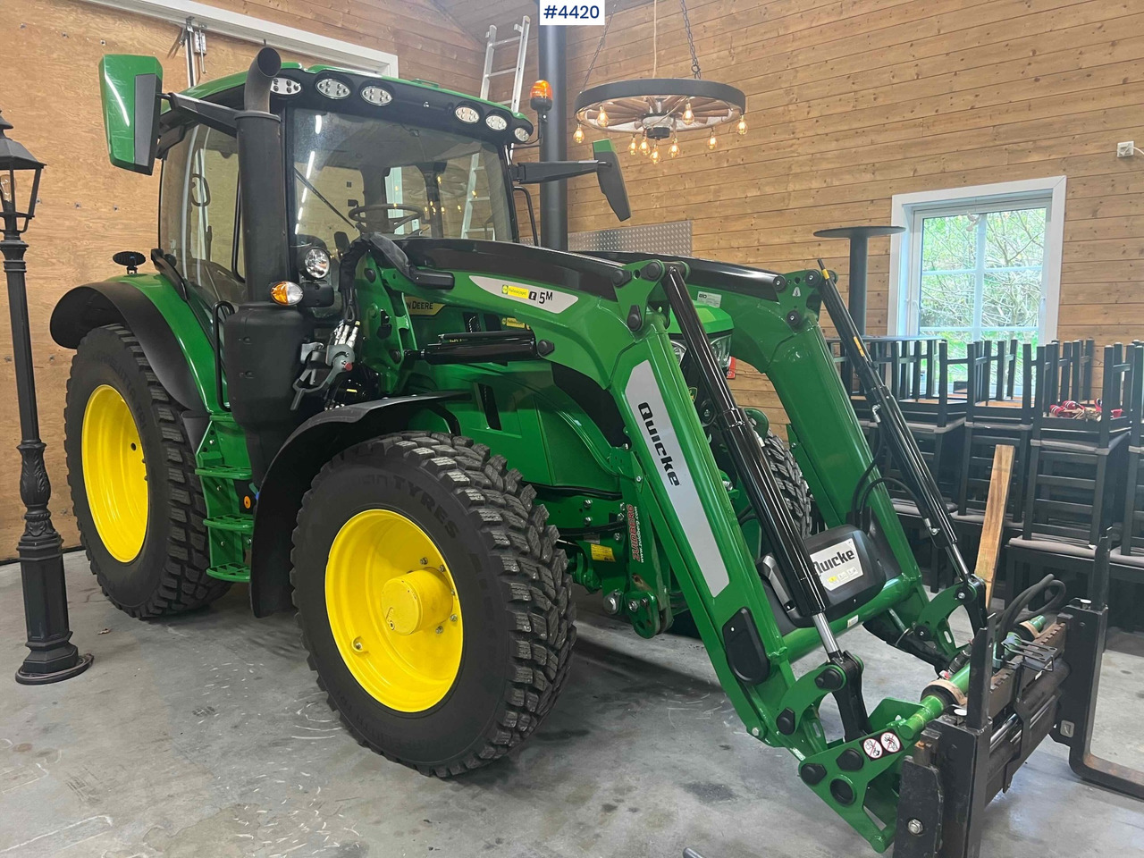 2024 John Deere 6150R w/ Quicke Front Loader & Bucket - Traktor: das Bild 4 2024 John Deere 6150R w/ Quicke Front Loader & Bucket - Traktor: das Bild 4