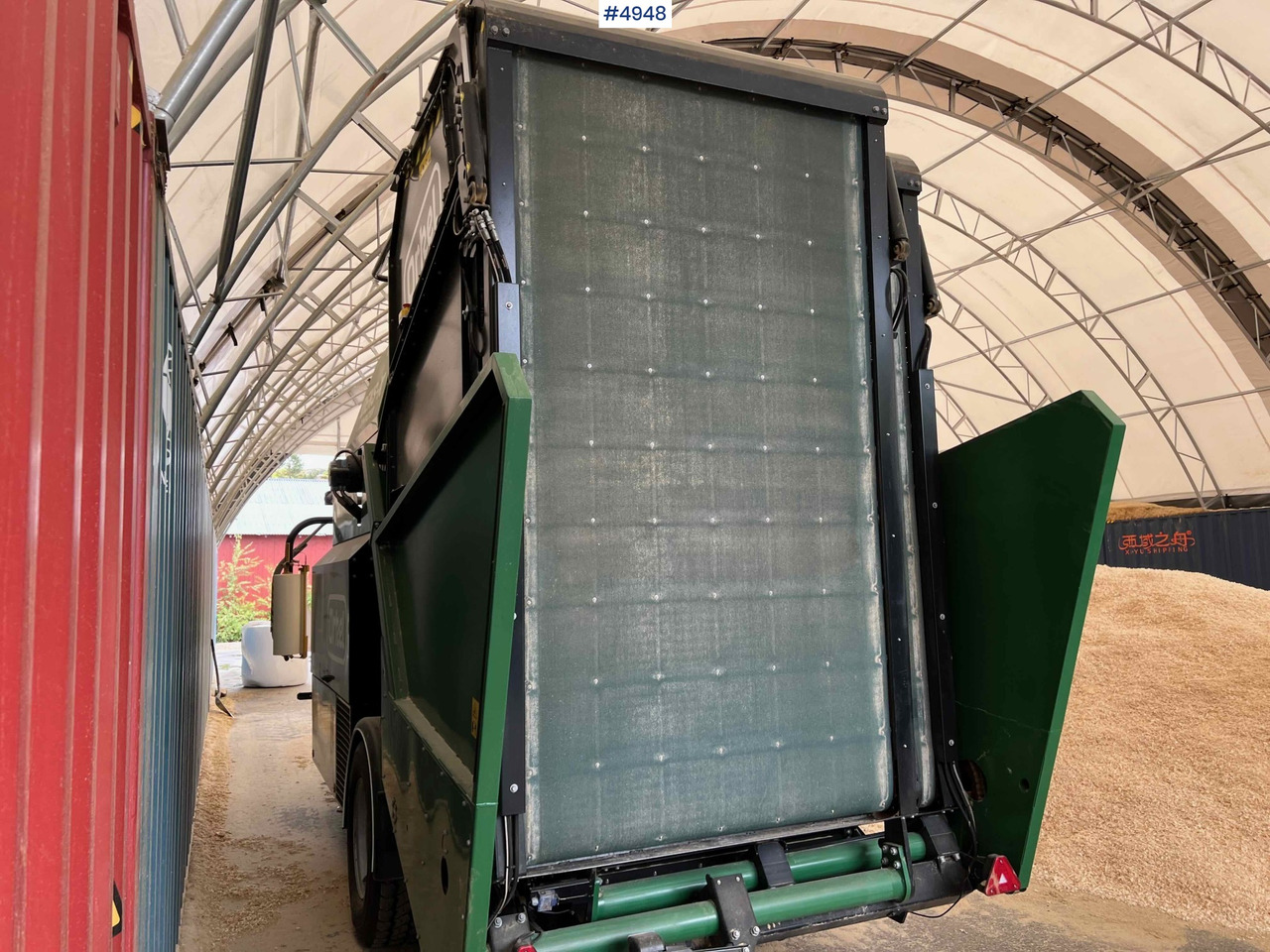 Grünlandtechnik 2024 Orkel Dens-x round baler for corn, chips and cut grass: das Bild 12